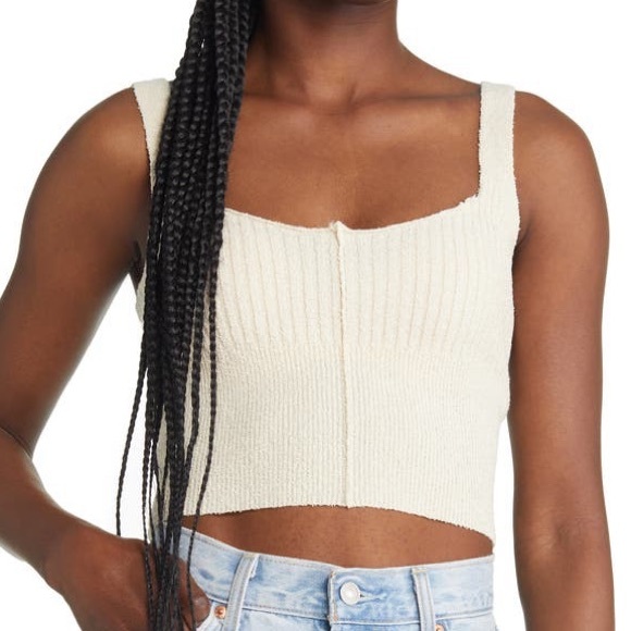 BDG ✨ URBAN OUTFITTERS KNIT SWEATER TANK TOP NWT - Picture 3 of 13